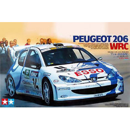 Tamiya  1/24   Peugeot 206 WRC