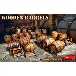 MiniArt  1/35  Wooden Barrels
